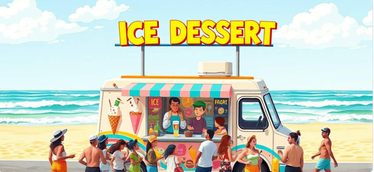 아이스디저트 여름 시즌 사업계획서 표지